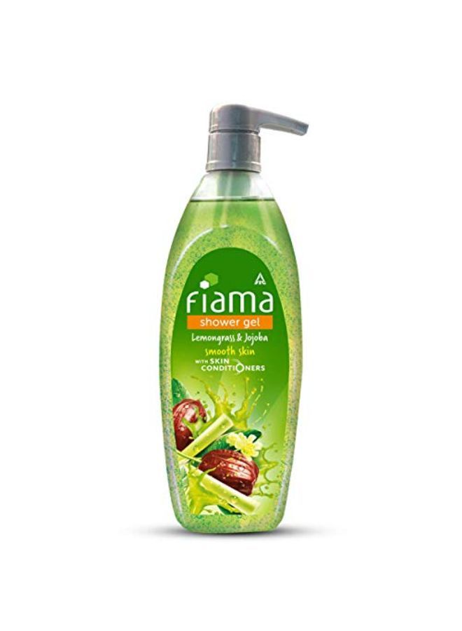 Fiama جل استحمام الليمون العشبي وزيت الجوجوبا مع مرطبات للبشرة الناعمة، 500 مل مضخة - Image 2