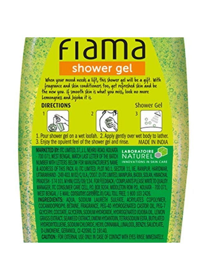 Fiama جل استحمام الليمون العشبي وزيت الجوجوبا مع مرطبات للبشرة الناعمة، 500 مل مضخة - Image 4