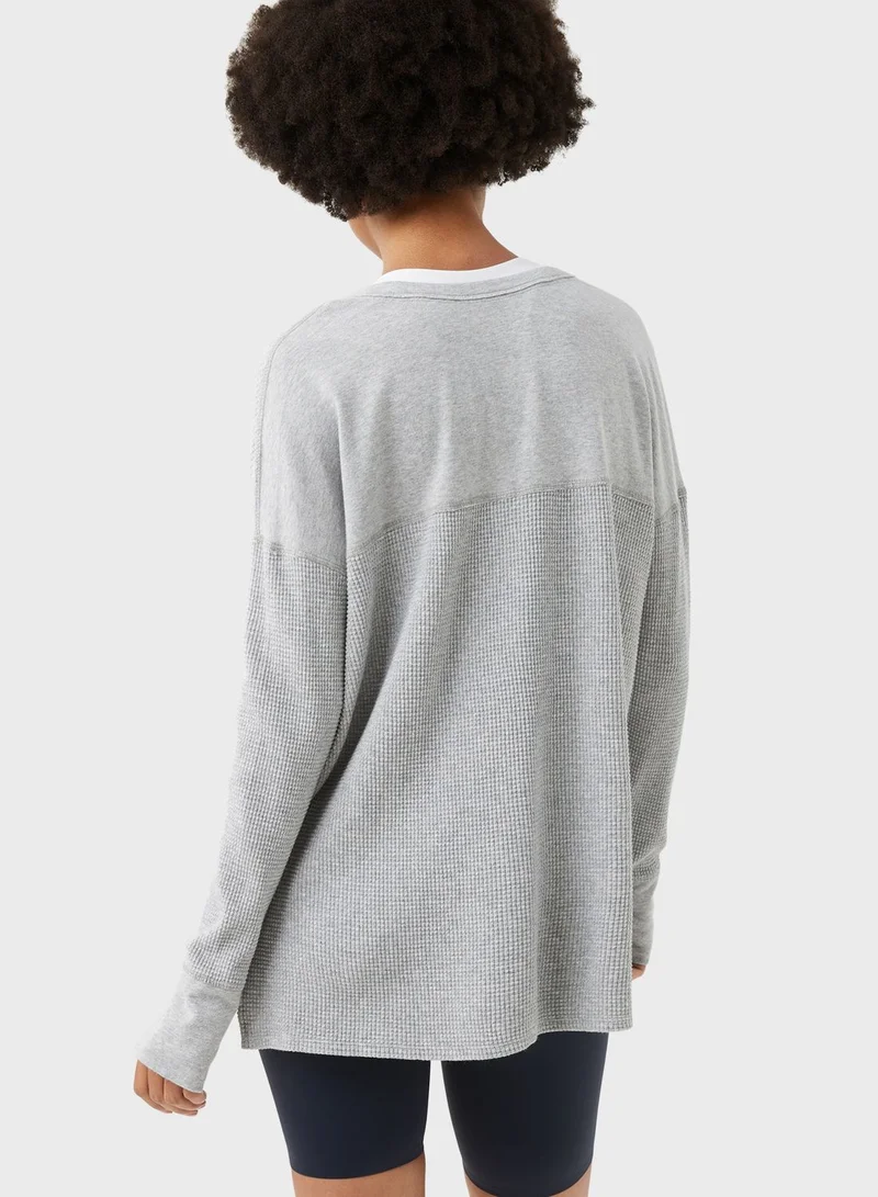 Aerie Waffle Henley T-Shirt