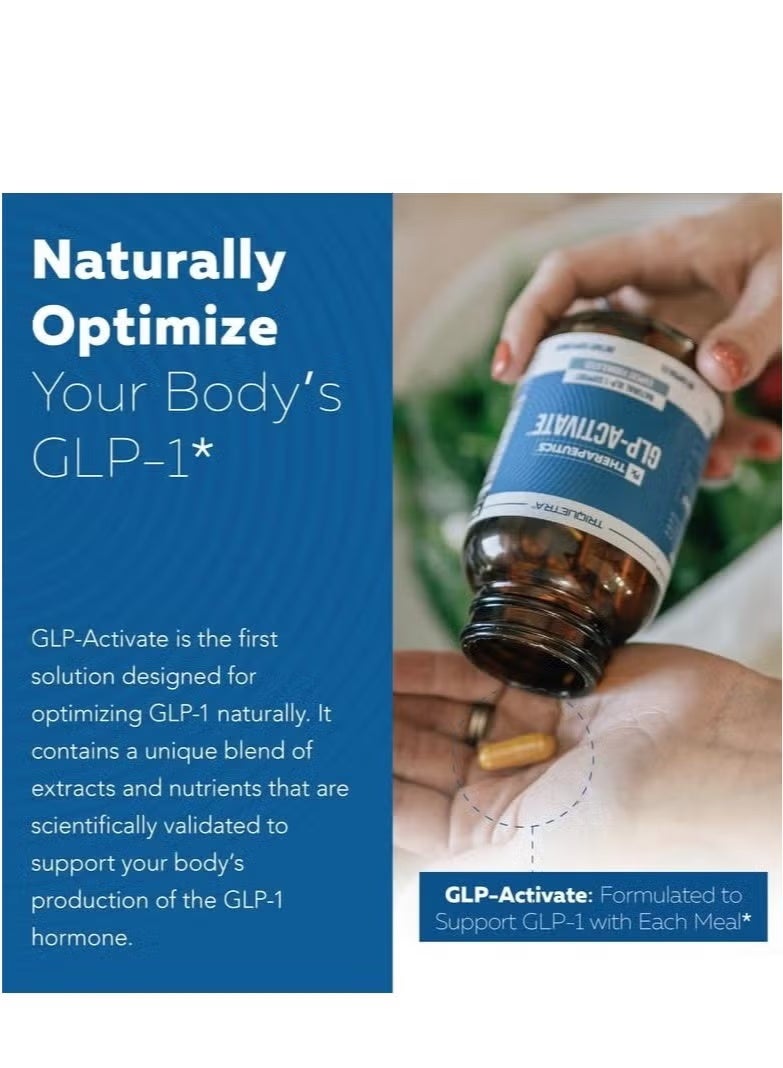 Triquetra Health GLP-1 Support Supplement - GLP-Activate Natural Formula with Berberine | Appetite Suppressant & Weight Management | 90 Capsules - Image 2