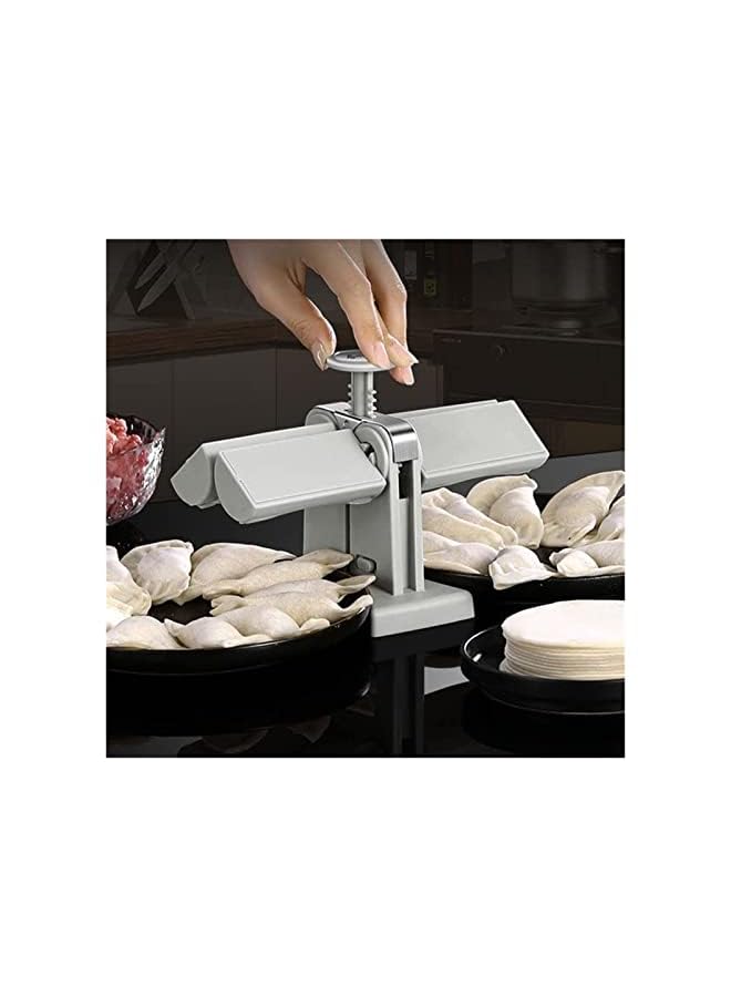 PROMASS Household Double Head Automatic Dumpling Maker, Dumpling Skin Maker Molds, Dumpling Maker, Ravioli Press Mold Making Tool, Make Dumplings Empanadas Quickly, Kitchen Gadgets - Image 4