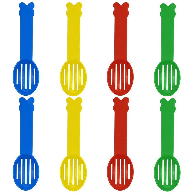 TRKETK 8 Pieces Mini Hamster Cage Cleaning Scoop Durable and Sturdy Lightweight Litter Scoop Pet Poop for Small Animals Chinchillas Hedgehogs Cavy Cage - Image 1