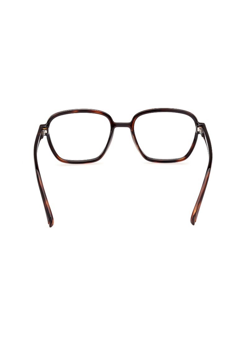 GUESS Men's Square Shape Eyeglass Frames - GU5008605253 - Lens Size: 53 Mm - Dark Havana - Image 4