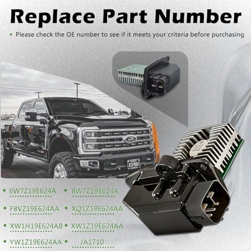 TINGYINGDA Auto Temp Control HVAC Blower Motor Resistor Compatible with Ford 98-11 Crown Victoria / 98-04 Grand Marquis - 98-02,08-11 Town Car / 98-11 Grand Marquis / 03-04 Marauder Replaces RU-572 8W7Z19E624A - Image 4
