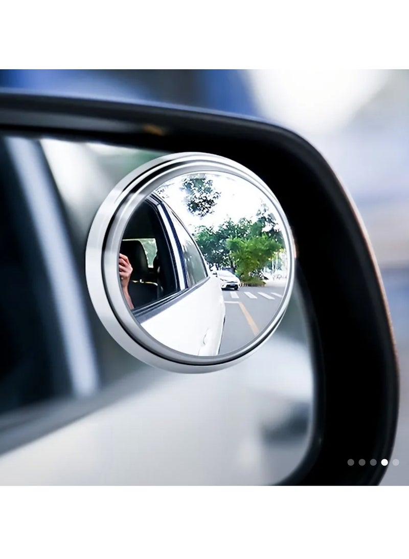 Magnifying auxiliary lens placed on the car mirror 2 PCS - Image 3