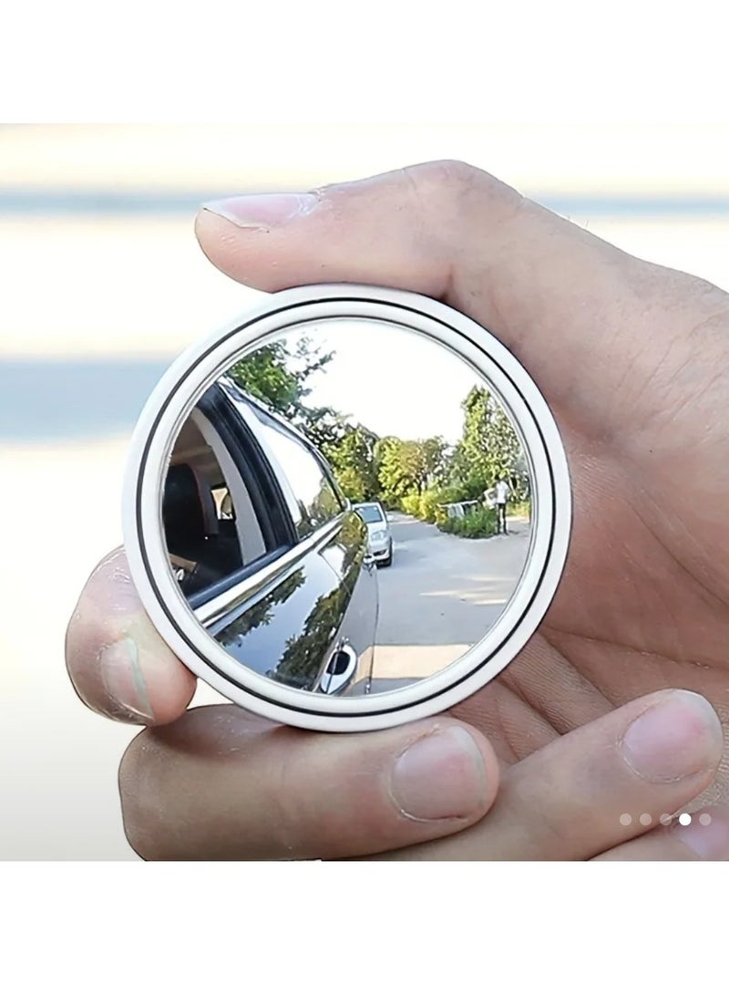 Magnifying auxiliary lens placed on the car mirror 2 PCS - Image 5