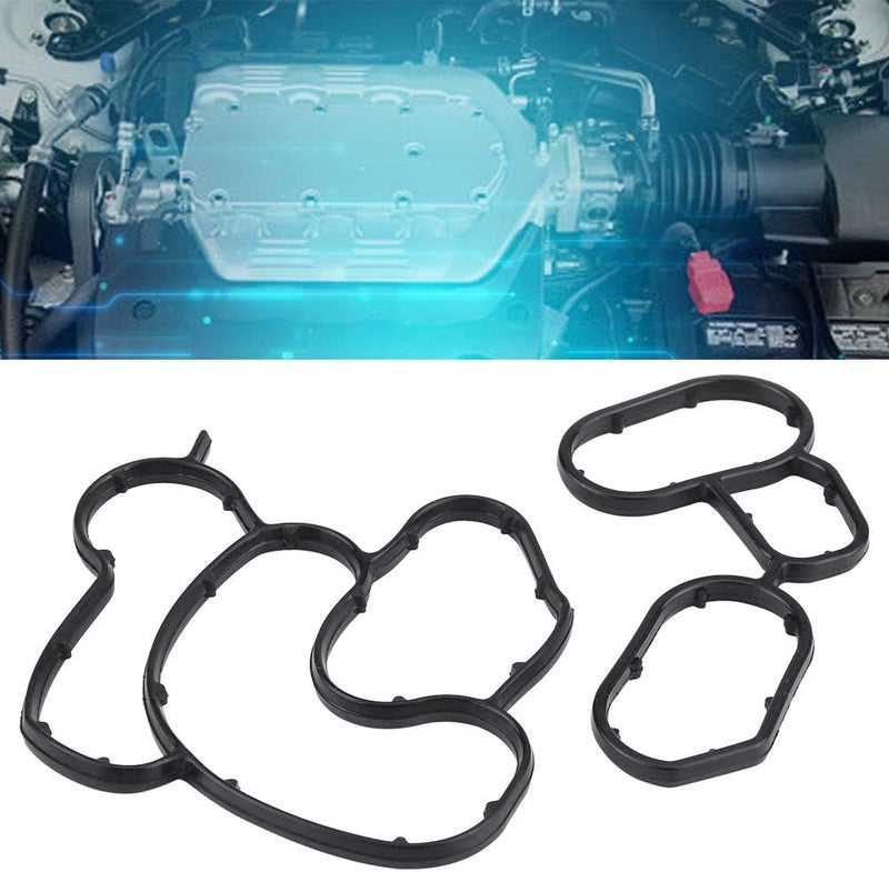 woobles Engine Oil Filter Housing Seal Gasket Oil Cooler Seal Replacement 11427508971 11427508970 - Image 3