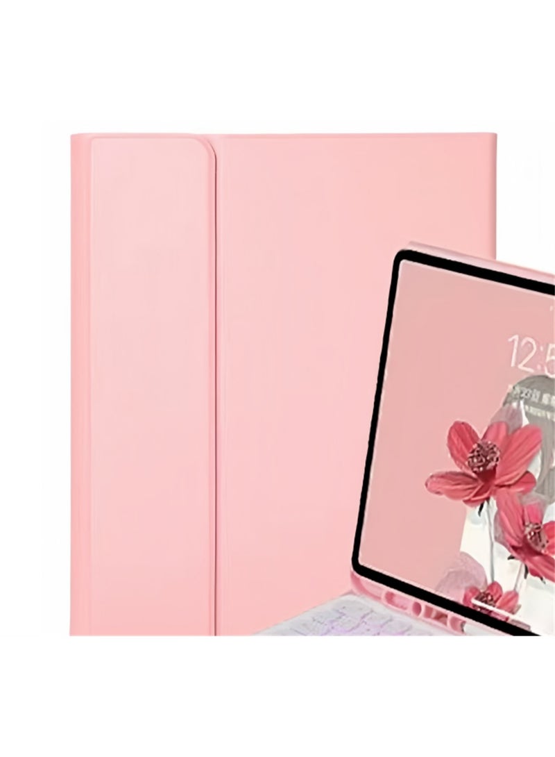 Yegni Compatible with Samsung tablet series Bluetooth backlit keyboard touch keyboard leather case with pen slot and mouse - Image 2