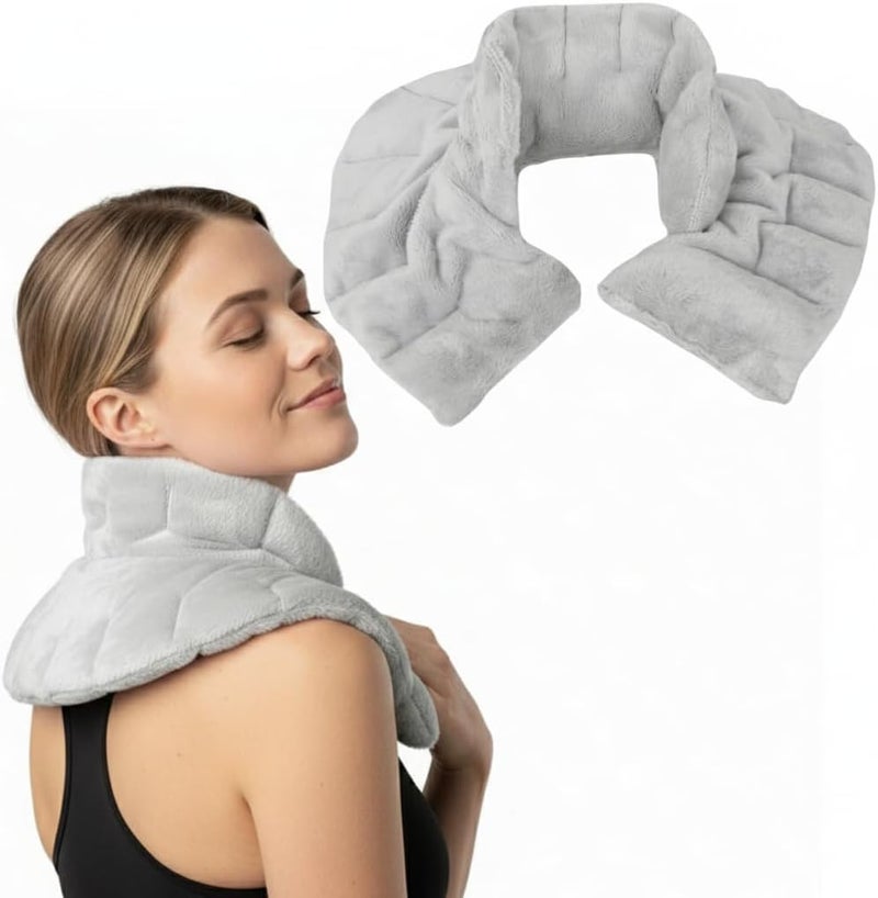 Herbal Concepts Hot & Cold Neck & Shoulder Wrap in Charcoal - Image 1