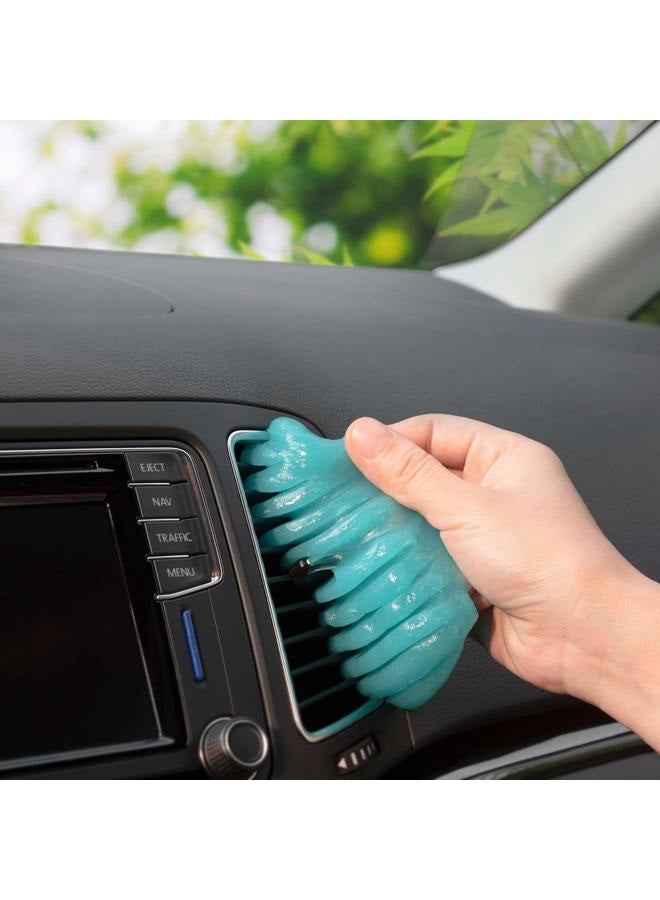 TICARVE Cleaning Gel Car Putty Slime for Detailing Putty Detail Tools Car Interior Cleaner Automotive Cleaning Keyboard Cleaner Blue Rose (2Pack) - Image 5