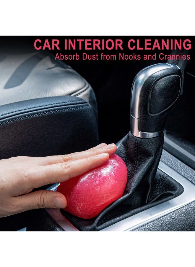TICARVE Cleaning Gel Car Putty Slime for Detailing Putty Detail Tools Car Interior Cleaner Automotive Cleaning Keyboard Cleaner Blue Rose (2Pack) - Image 2