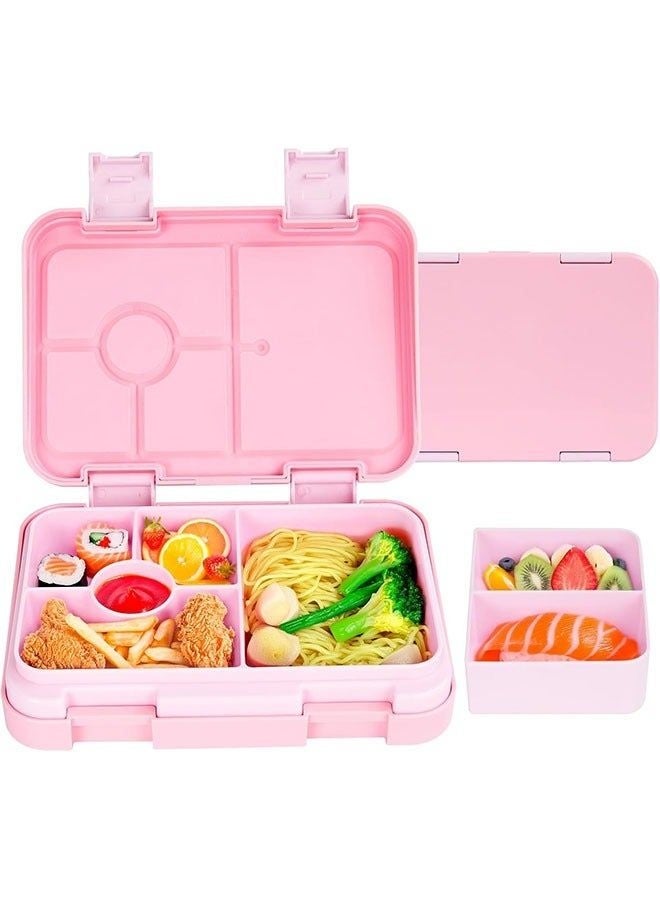 810ML Bento Lunch Box for Kids & Toddlers, Leak-Proof Lunchbox with 5/6 Compartments, Back to School Snack Containers for Kids & Adults, Snack Box for School, Kindergarten, Nursery and Office - Image 1