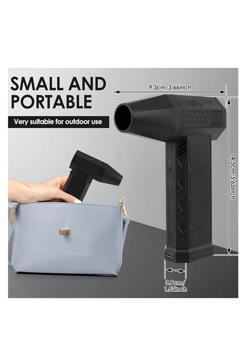 DUSALA Mini Turbo Jet Fan 130000RPM 52m/s Powerful Fan 3000mAh Wireless Mini Jet Fan Portable Mini Turbo Fan for Cleaning Camping Outdoor - Image 2