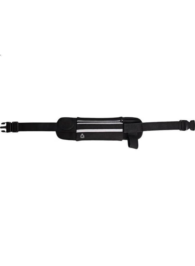 Dipple Deepul Running Phone Waist Bag Sports Fitness Night Running Hip Bag Outdoor Equipment Mountain Climbing Cycling Marathon Invisible Storage Bag - Black - Image 1