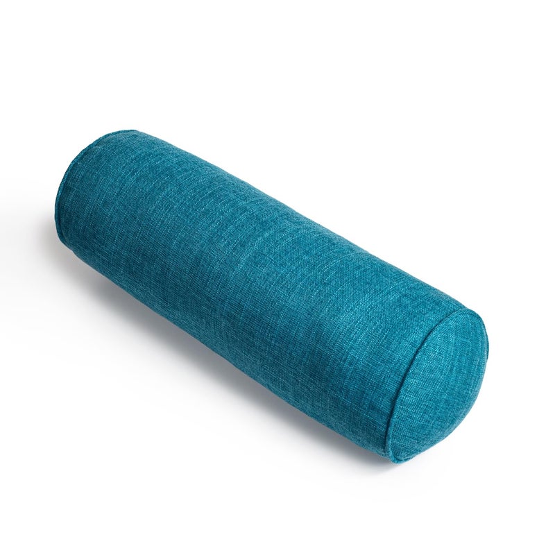 FINEASY Round Neck Pillow Roll Cervical Support Pillows Neck Pain Relief Cylinder Bolster Pillows with Removable Washable Cover 16 Inches Long x 6 Inch Diameter