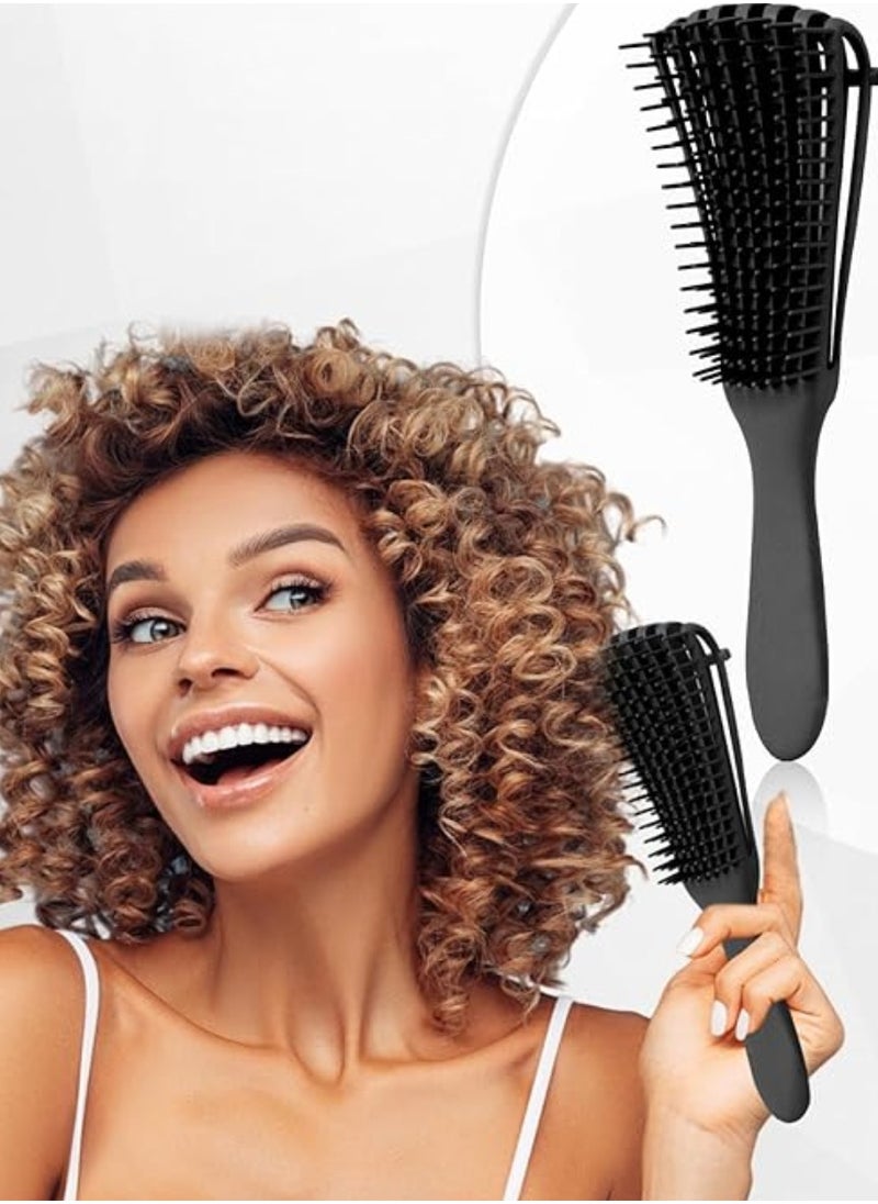 Bonita - Detangling Hair Brush for Women Wet Curly Hair - Black Color - Image 1