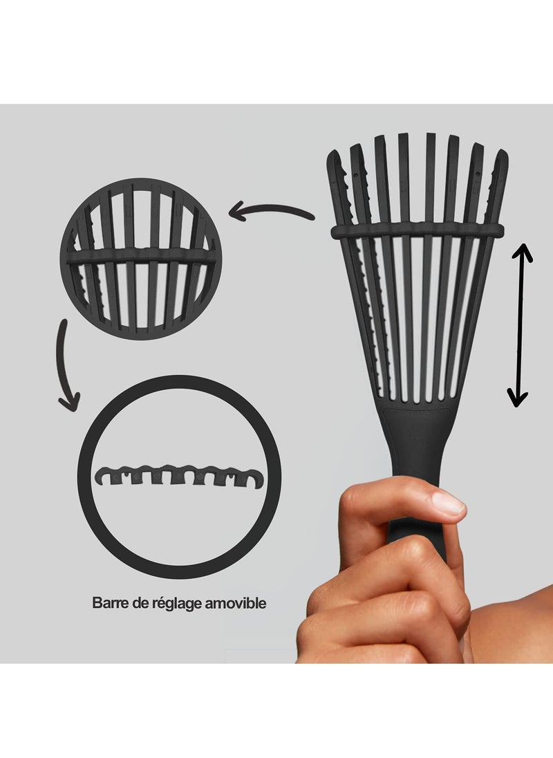 Bonita - Detangling Hair Brush for Women Wet Curly Hair - Black Color - Image 1