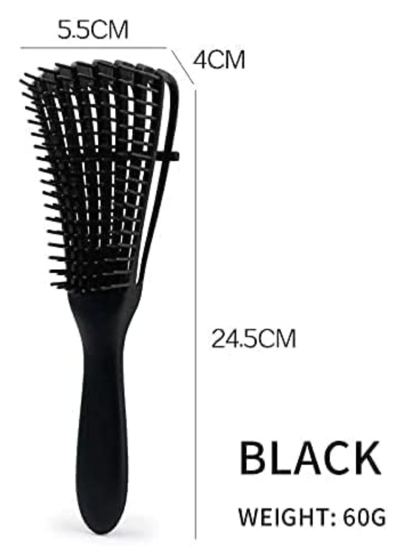 Bonita - Detangling Hair Brush for Women Wet Curly Hair - Black Color - Image 1
