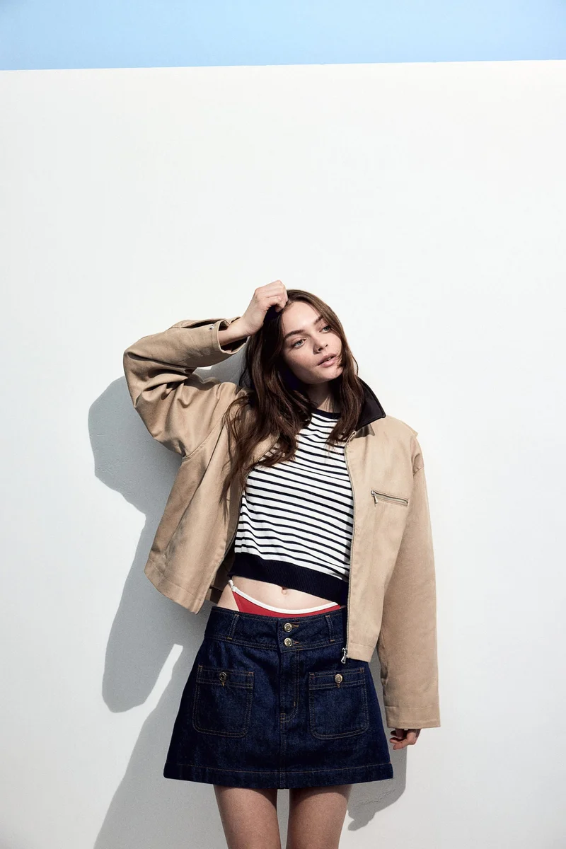 H&M Fine-knit T-shirt