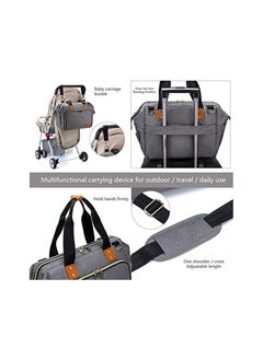 Diaper Mummy Bag Tote with Bottle Case and Changing Pad(Grey) - pzsku/ZF2833B7B4E03A1171590Z/45/_/1651556472/4123d52e-b6a6-494e-82b6-9641c2f6a6d2