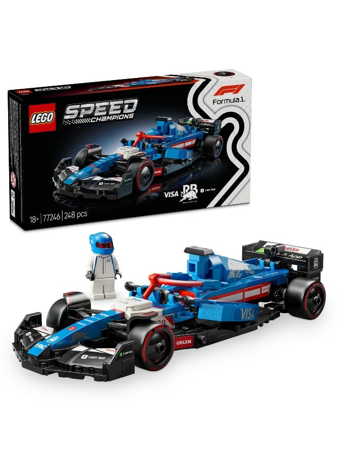 LEGO LEGO Speed Champions Visa Cash App RB VCARB 01 F1 Race Car 77246 Building Set (248 Pieces)  - Image 1