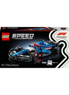 LEGO LEGO Speed Champions Visa Cash App RB VCARB 01 F1 Race Car 77246 Building Set (248 Pieces)  - Image 2