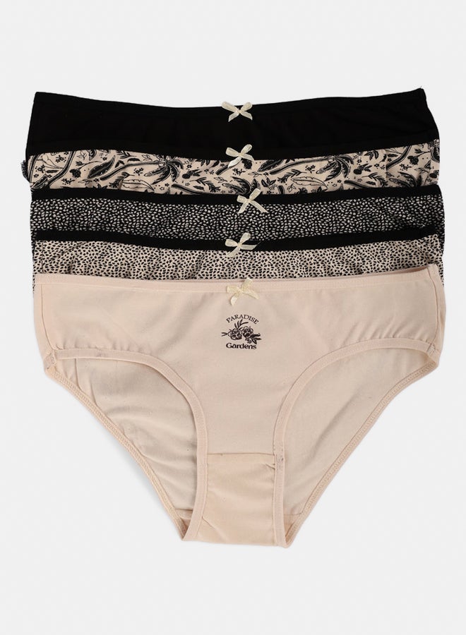 Carina Pack of 5 Colored Bikini Panties - Image 1