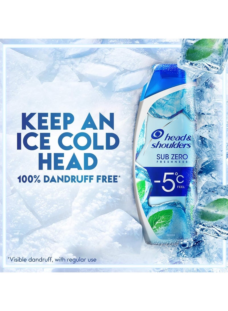 Head & Shoulders Sub-Zero Freshness Anti-Dandruff Shampoo With Piroctone Olamine 350ml +350ml - Image 2