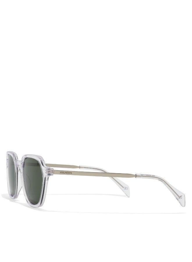 30 سندايز نظارات شمسية مستديرة بالكامل من لوس بتصميم هندسي - Image 2