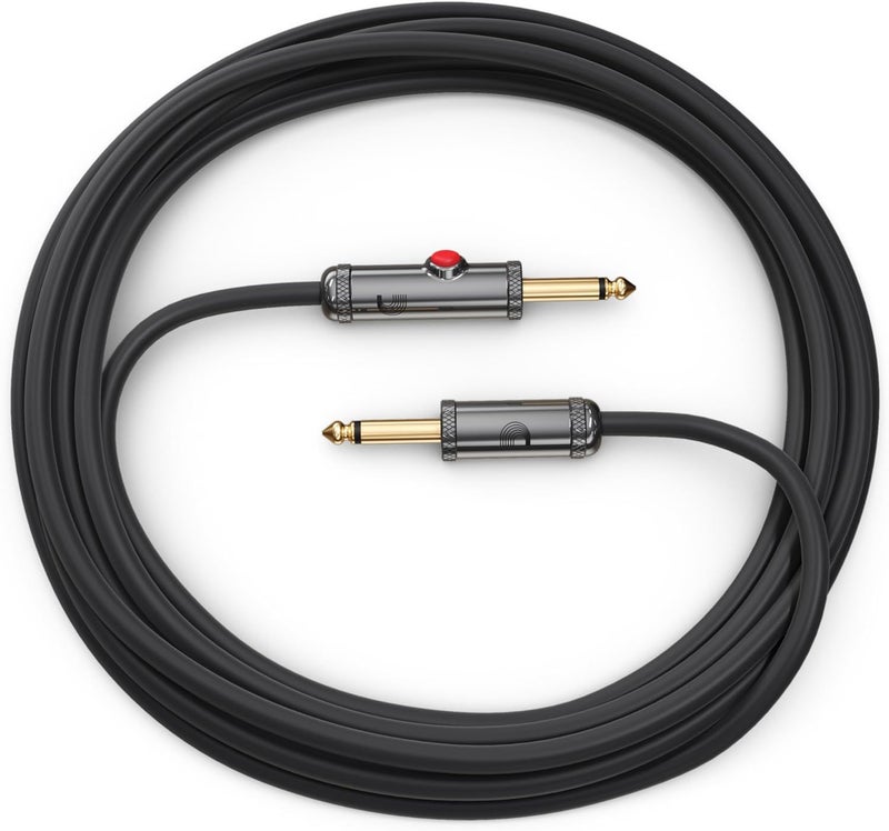 Planet Waves كابل آلة موسيقية D'Addario بطول 15 قدم مع قاطع الدائرة - Image 3