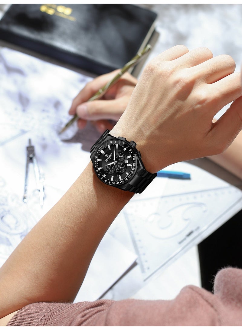 REWARD RD813150MC Men's Lucardo Chronograph Watch - Cool Black - Image 5