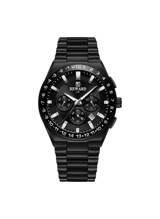 REWARD RD813150MC Men's Lucardo Chronograph Watch - Cool Black - Image 3