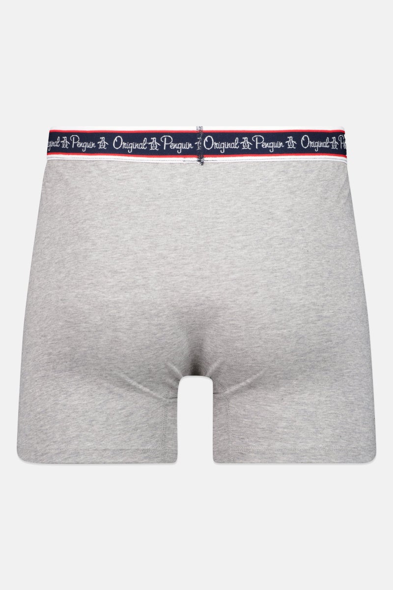 Original Penguin Men 4 Pcs Brand Logo Boxer Briefs, Multicolor - Image 3