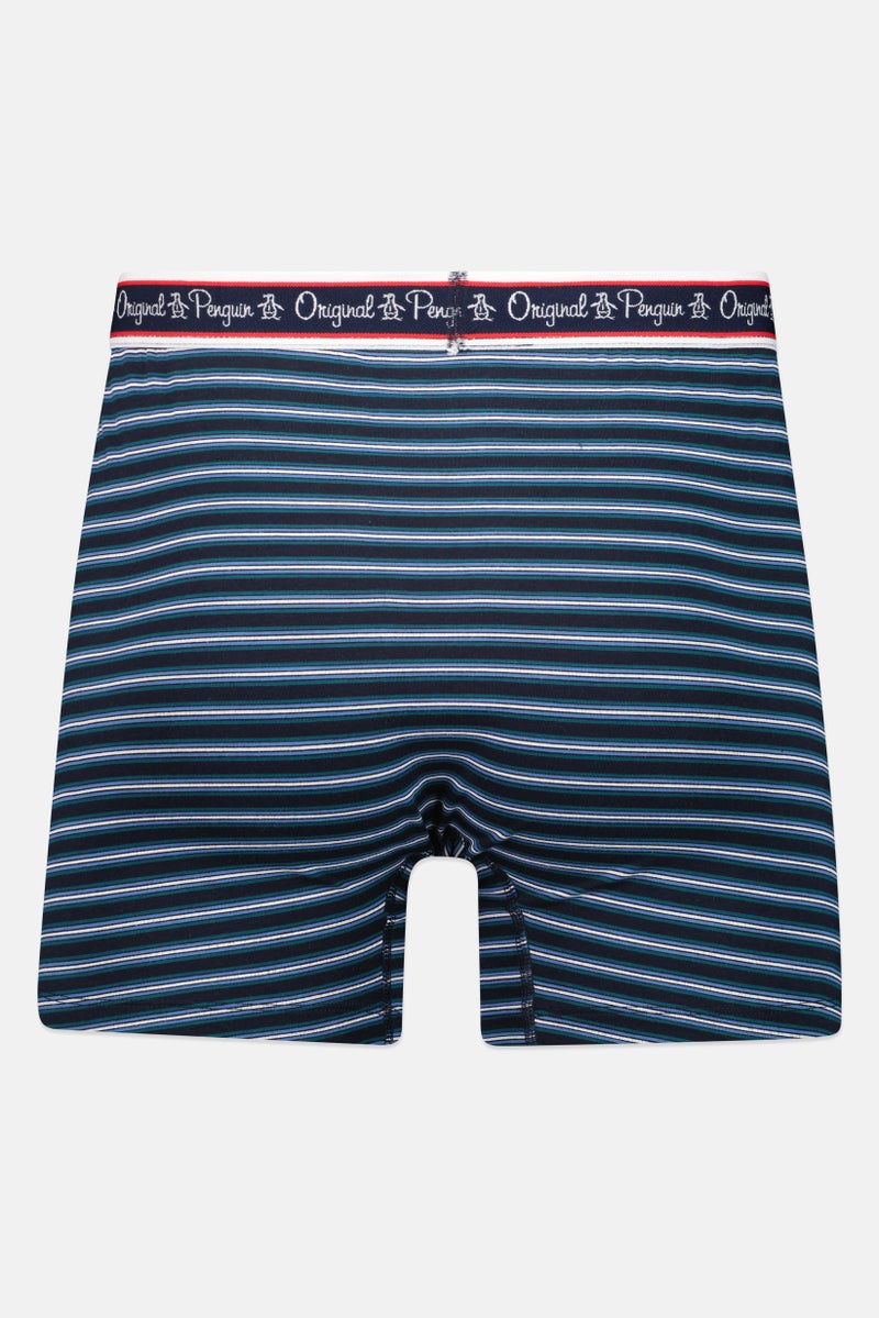 Original Penguin Men 4 Pcs Brand Logo Boxer Briefs, Multicolor - Image 4