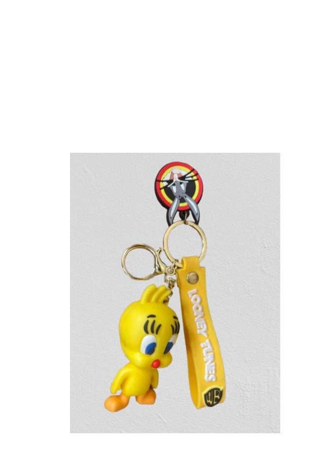LOONEY TUNES key chain medallion TWEETY - Image 1