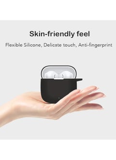 Generic Silicone Protective Case for Huawei FreeBuds Se 2/ Se 3 with Keychain Cover (Black)  - Image 5