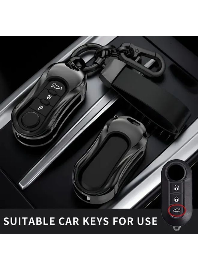 Type B Luxury Car Key Cover for 500 Ducato Panda Punto Lancia Musa - Image 1