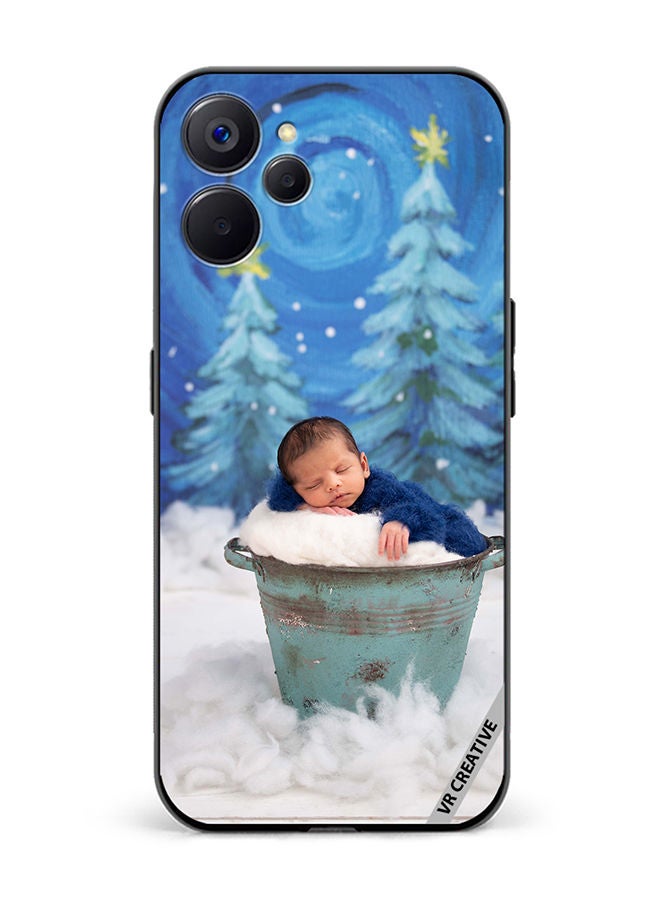 VR CREATIVE Protective Case Cover For Realme 10 5G Snowy Baby Design Multicolour - Image 1