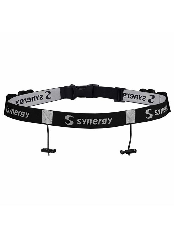 SYNERGY Running/Triathlon Race Day Belt (Black 1-Pack) - Image 1