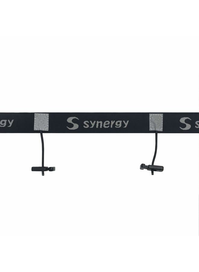 SYNERGY Running/Triathlon Race Day Belt (Black 1-Pack) - Image 2