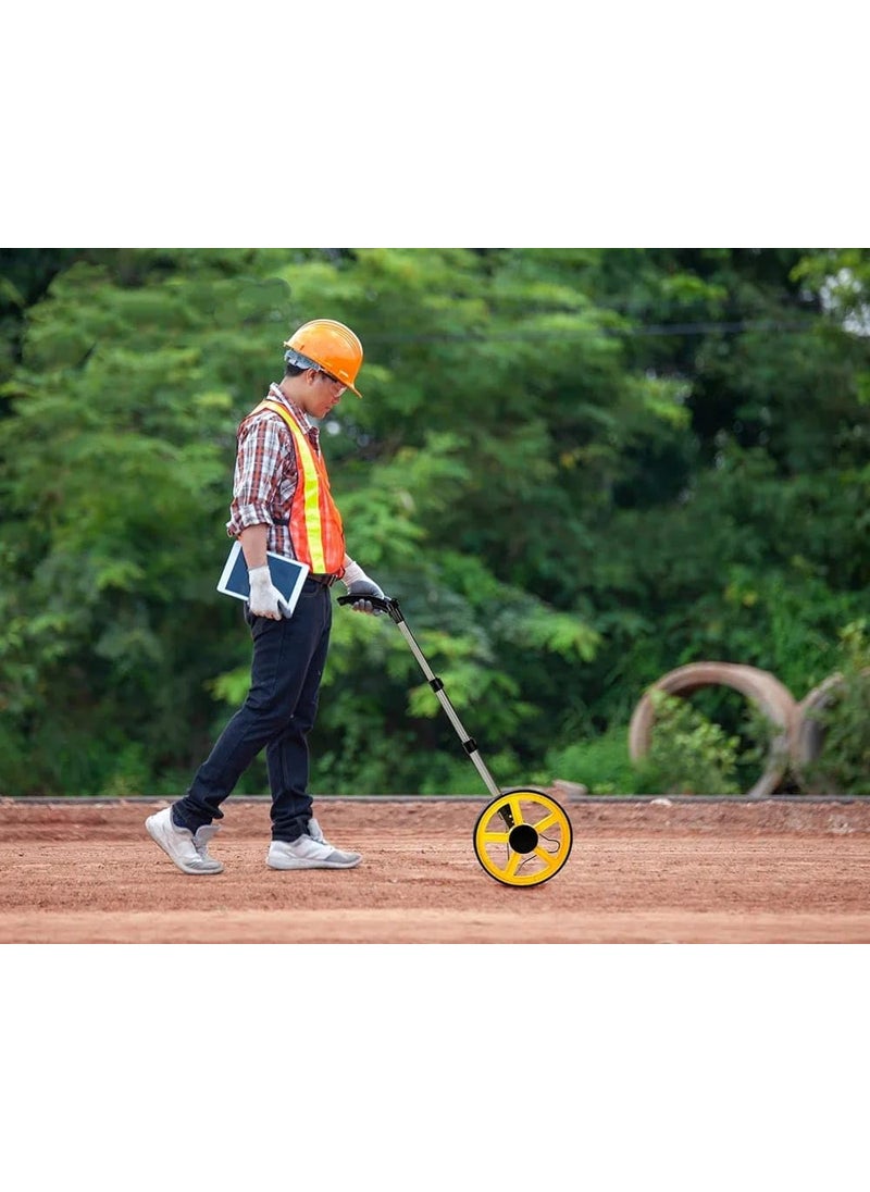 VENEKETY VENEKETY Digital Distance Measuring Wheel Large Digital LCD Display 12 Commercial Grade FeetInch Free Carrying Bag  - Image 5
