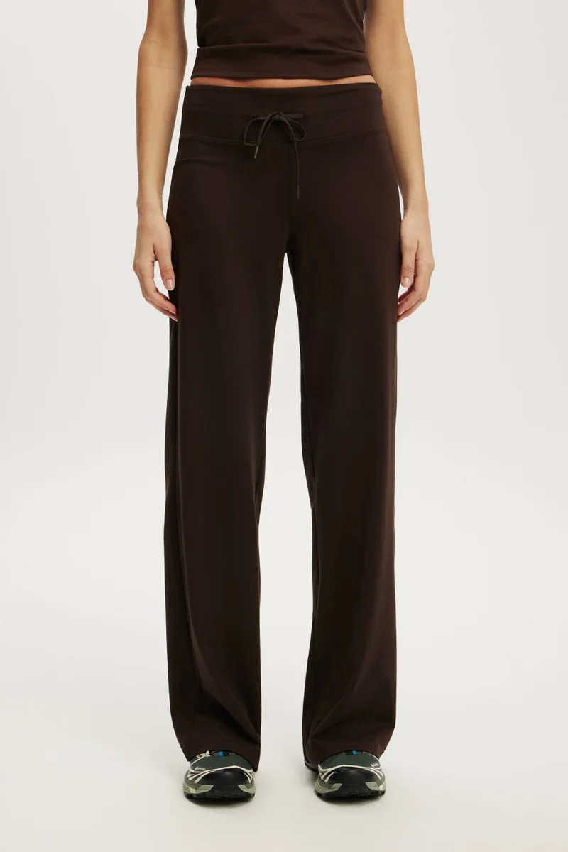 Cotton On  Ultra Soft Tie Front Wide Leg Pant for Women | Best Price UAE