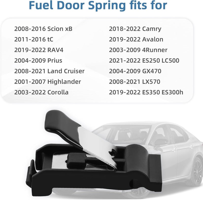 OKPARZ Fuel Door Gas Cap Spring Clip for Toyota & Lexus - Image 2