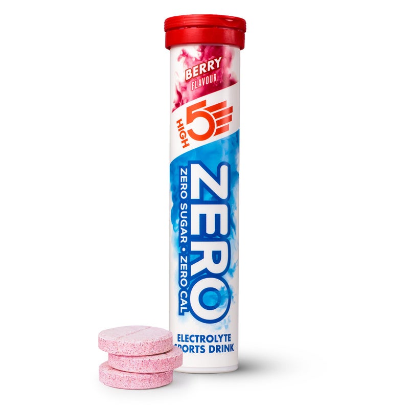 High5 ZERO Electrolyte Tablet - Hydration Tablets Enhanced with Vitamin C - 0 Calories & Sugar Free - Boost Hydration, Performance & Wellness - Berry, 20 Tablets - Image 1