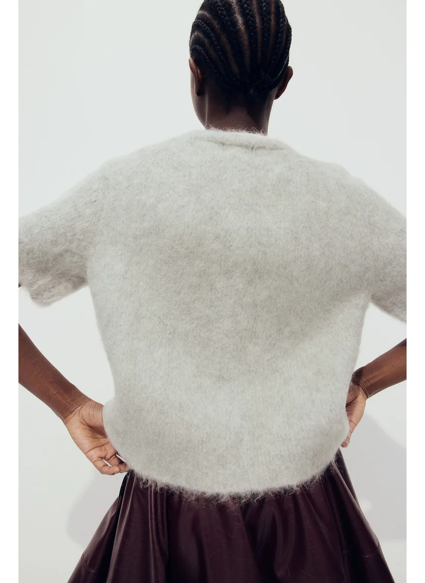 اتش اند ام Mohair-Blend Cardigan