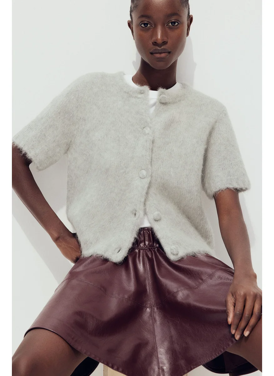 اتش اند ام Mohair-Blend Cardigan