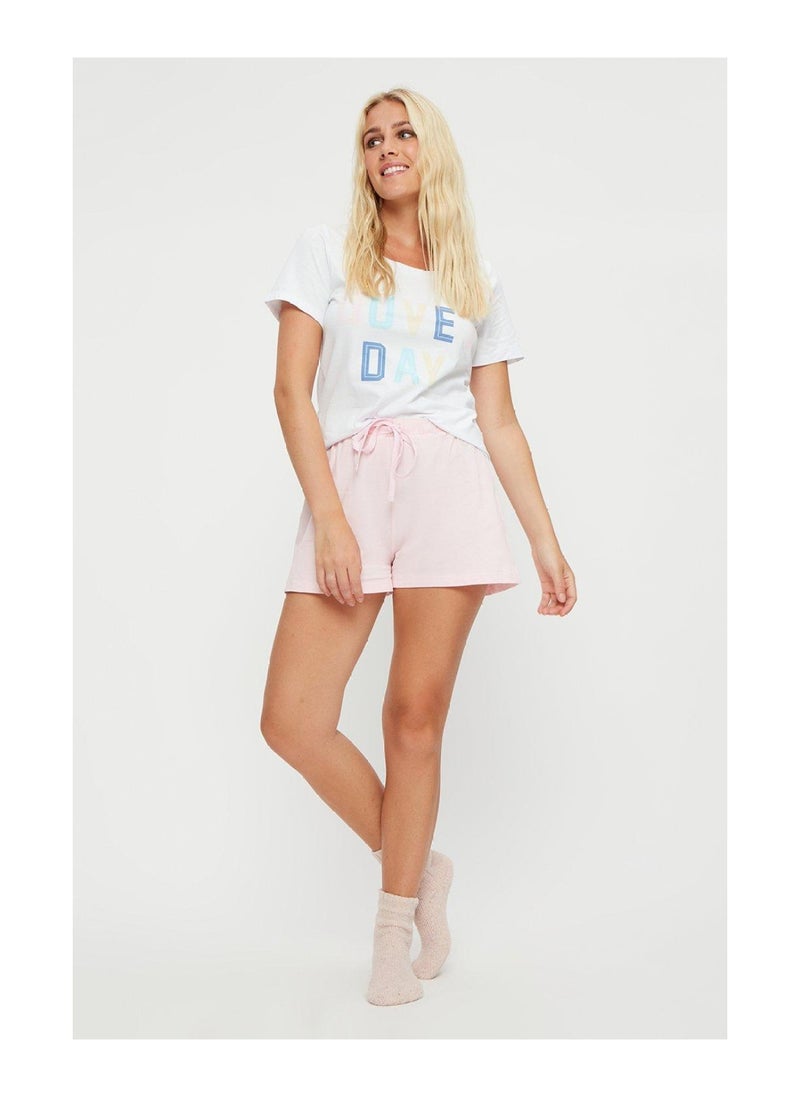 DOROTHY PERKINS - Duvet Day T-Shirt and Shorts Pyjama Set - Image 1