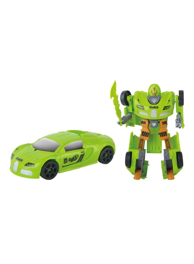 Power Joy Power Mach Robot Battle Transforming from Car into Robot  | Toy Vehicle | Toy Car | Collectible Toys | Encourages Imaginative Play & Motor Skills Development | Gift for Kids & Toddlers - Image 2