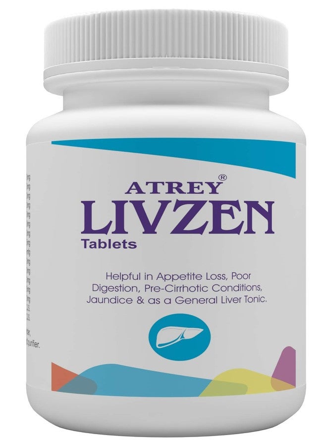 Atrey Livzen 100 Tablets - General Liver Tonic | Regular Digestion - Pack of 2 - Image 1