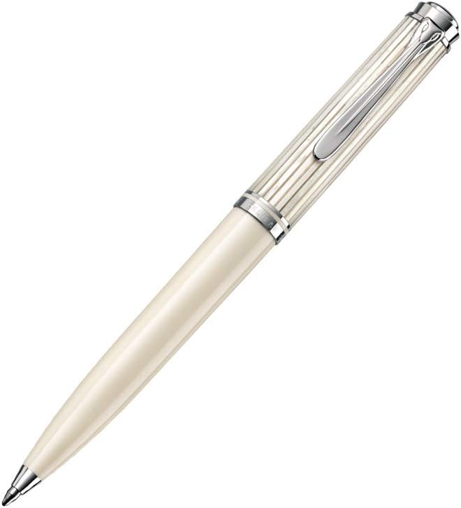 بيليكان Pelikan Souverän K605 White Transparent Ballpoint Pen - Image 1
